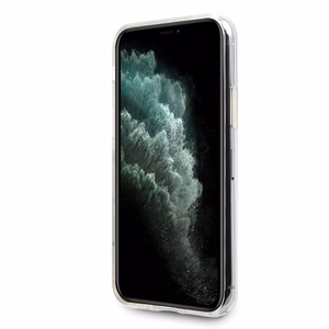 Guess GUHCN65PCUGLKA iPhone 11 Pro Max chaki kietas dėklas 4G Circle Glitter