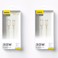 Dudao L7SCL USB-C - Lightning kabelis 30W 2m - smėlio spalvos