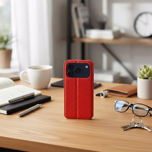 Flip case for iPhone 17 / 18 Cubic Book red