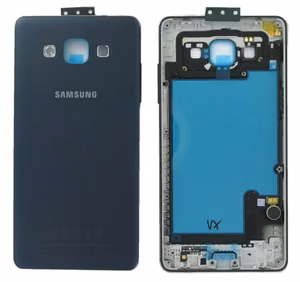 Galinis dangtelis Samsung A500 A5 Midnight Black originalus (naudotas Grade C)