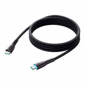 Joyroom Starry Series SA32-CC3 USB-C / USB-C kabelis 60W 1 m - juodas