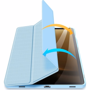Dėklas Dux Ducis Toby Samsung X520/X526 Tab S10 FE/X710/X716 Tab S9/X510/X516 Tab S9 FE mėlynas