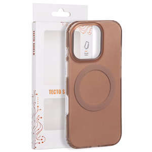 Tecto Shield Mistiq Mag dėklas, skirtas iPhone 16 Pro 6,3", rudas