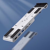 Nešiojamo kompiuterio stovas CHOETECH su 7 prievadų USB Type-C šakotuvu