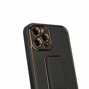 Naujas dėklas telefonui su stovu iPhone 13 Pro juodas