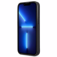 Karl Lagerfeld KLHCP13SPTLK iPhone 13 mini 5,4 "juodas kietas dėklas Perforuotas Allover