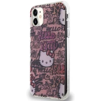 Hello Kitty IML grafičių dėklas telefonui iPhone 11 / Xr - rožinis