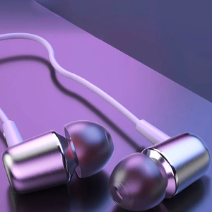 Dudao X1PROT įstatomos laidinės USB-C ausinės 1.2m - baltos