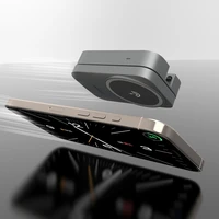 Dudao A11 Max 15W 3 viename indukcinė įkrovimo stotelė, suderinama su MagSafe - pilka