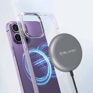 Blavec индукционное зарядное устройство BQI-03 Qi2 15W магнитное MagSafe (BQI03-QI2MB) чёрное