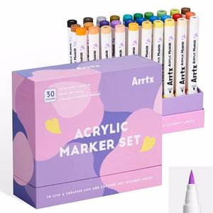 Akriliniai markeriai - flomasteriai ARRTX 30B, 30 spalvų