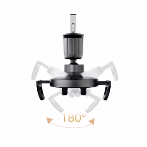 Dudao F2+ išmaniojo telefono laikiklis oro angai, spaustuko tipo - juodas