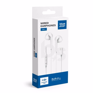 laidinės ausinės su USB-C (DAC) Blue Star PA-M15C-R 1,2 m balta