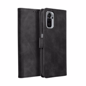 TENDER knygos tipo dėklas telefonui XIAOMI Redmi Note 10 / 10S juodas