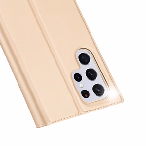 Dux Ducis Skin Pro dėklas Samsung Galaxy S22 Ultra auksinis