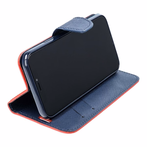 Flip case for Xiaomi Redmi NOTE 13 PRO 4G Fancy Book red / navy blue