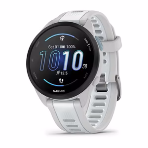 Garmin Forerunner 165 Music GPS išmanusis laikrodis, 1,2 col. (3,05 cm) AMOLED jutiklinis ekranas, 43 mm, 390 × 390 piks., pilkas