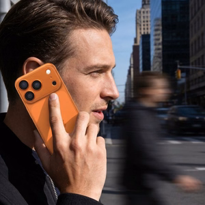 AR+AF Полностью металлическое закаленное стекло для IPHONE 17 PRO оранжевый