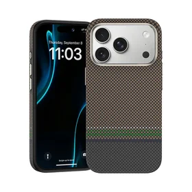 Benks magnetinis Armor Pro Prestige Kevlar 600D dėklas (Y069) Iphone 17 Pro telefonui (su kameros valdymo mygtuku)