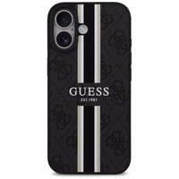 "Guess 4G Printed Stripes MagSafe" dėklas iPhone 17 - juodas