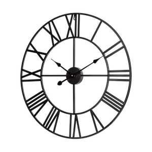 Large aluminium wall clock, 60 cm