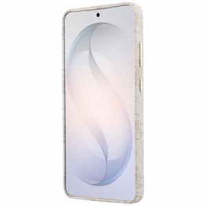 Dėklas Guess PU 4G Script Metal Logo Magnetic Samsung S948 S26 Ultra rožinis