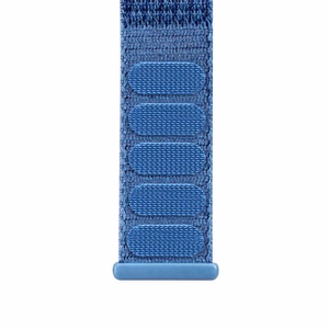 Crong Nylon Sport dirželis, skirtas Apple Watch 38 / 40 / 41 mm ir 42 mm (Series 10 / 11), vandenyno mėlynos spalvos