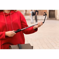 Asmenukių lazda + trikojis Forcell F-GRIP (S70M) (Bluetooth) juoda