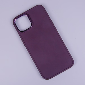 Satino dėklas telefonui Samsung Galaxy S24 Plus bordo