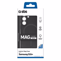 SBS Instinct Mag Dėklas for Samsung Galaxy S26 Plus suderinamas su MagSafe - juodas