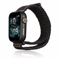 Beline Dirželis Apple Watch Nylon 38/40/41mm juodas