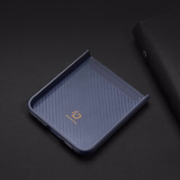 Dėklas Dux Ducis "Venice" skirtas Samsung F711 Z Flip3 mėlynas