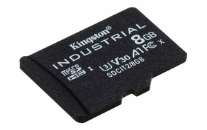 Kingston Technology 8GB microSDHC Industrial C10 A1 pSLC kortelė + SD adapteris