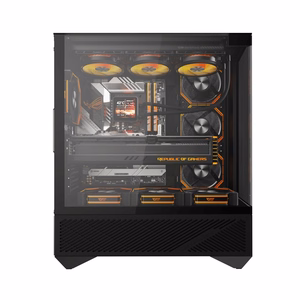 Darkflash DY460 kompiuterio korpusas (juodas) + 4 ARGB ventiliatoriai