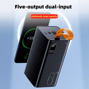Išorinė baterija Power Bank Reach RR-H40B 22.5W 60000mAh juoda
