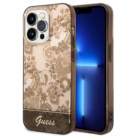 Guess GUHCP14XHGPLHC iPhone 14 Pro Max 6.7" ochros kietas dėklas Porcelain Collection