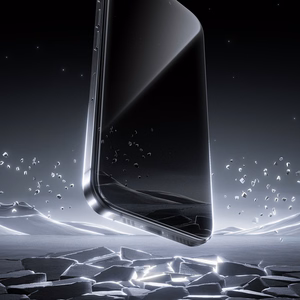 Benks grūdintas stiklas Glass Warrior su safyro danga, skirtas iPhone 14 Pro Max/15 Plus/16 Plus, juodas