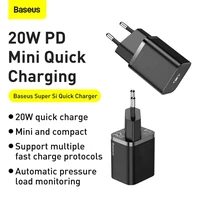 Įkroviklis Baseus Super Si 20W USB-C juodas CCSUP-B01