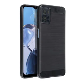CARBON dėklas telefonui MOTOROLA E22 / E22i juodas