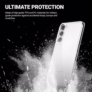 Crong Crystal Shield Cover dėklas, skirtas Samsung Galaxy S23+, skaidrus