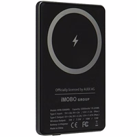 Išorinė baterija Audi Big Logo Magnetinis indukcinis 15W 5000mAh - pilka