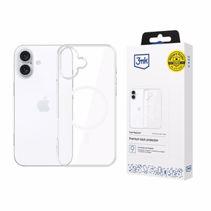 3mk Clear MagCase dėklas Apple iPhone 16 - skaidrus