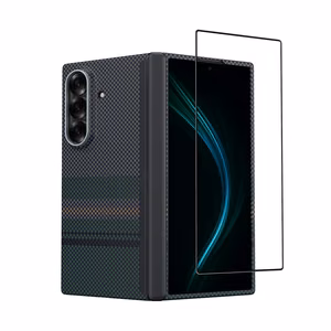 Benks Combo Armor Air Aurora Axis Kevlar rinkinys Samsung Galaxy Z Fold 7 – galinio dėklo, priekinio dangtelio ir grūdinto stiklo komplektas