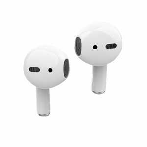 ART belaidės ausinės Bluetooth TWS + docking stotis Lightning AP-TW-B1 balta
