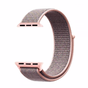 TECH-PROTECT NYLON APPLE WATCH 4 / 5 / 6 / 7 / 8 / 9 / SE (38 / 40 / 41 MM) ROŽINIO SMĖLIO