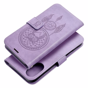MEZZO knygos dėklas IPHONE 16 Plus sapnų gaudyklė violetinė