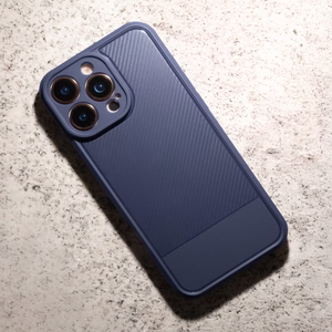 Simple Carbon dėklas Samsung Galaxy A37 5G mėlynas