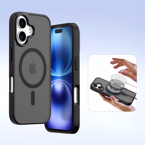 Dux Ducis Lawa odinis dėklas telefonui skirtas iPhone 16 - juodas