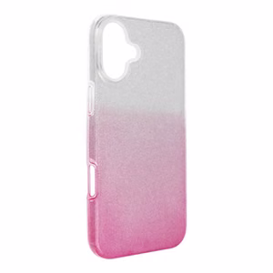 Dėklas telefonui IPHONE 16 Plus (m) - skaidrus rožinis
