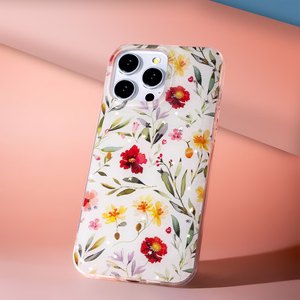 Glow Glam dėklas telefonui Oppo Reno 13F 5G (Global) / 13FS 5G baltas